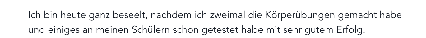 Erfahrungsbericht Klangbewegungen